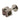 Pink Hermès Palladium Plated Enamel Cage D H Push Back Earrings