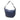 Blue LOEWE Pebbled Calfskin Anagram Hobo Shoulder Bag