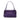 Purple Bottega Veneta Nappa Intrecciato Triple Zip Shoulder Bag