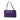 Purple Bottega Veneta Nappa Intrecciato Triple Zip Shoulder Bag