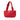 Red LOEWE Anagram Suede Shoulder Bag