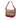 Red Burberry Haymarket Check Canvas Shoulder Bag