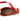 Red Burberry Haymarket Check Canvas Shoulder Bag
