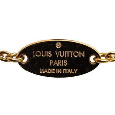 Gold Louis Vuitton Essential V Necklace