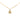 Gold Chanel CC Gold Plated Strass Pendant Necklace