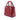 Red Dior Medium Patent Cannage Lady Dior Satchel