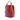 Red Burberry Small Leather Peggy Bucket Bag Satchel