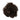 Brown Chanel Rabbit Fur Camellia Lapel Pin