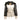 Vintage White & Charcoal Omo Norma Kamali Silk & Faux Fur Jacket Size US XS
