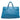 Blue Suarez Leather Crossbody Tote Bag - Designer Revival