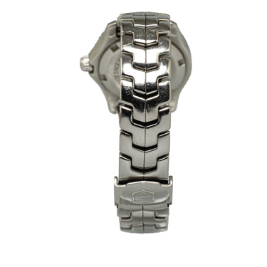 Silver Tag Heuer Automatic Stainless Steel Link Watch - Designer Revival