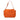 Orange Prada Vitello Daino Side Pocket Shoulder Bag