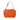 Orange Prada Vitello Daino Side Pocket Shoulder Bag