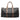 Black Dior Honeycomb Coated Canvas Travel Bag