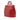Red Prada Vitello Daino Side Zip Convertible Tote Satchel - Designer Revival