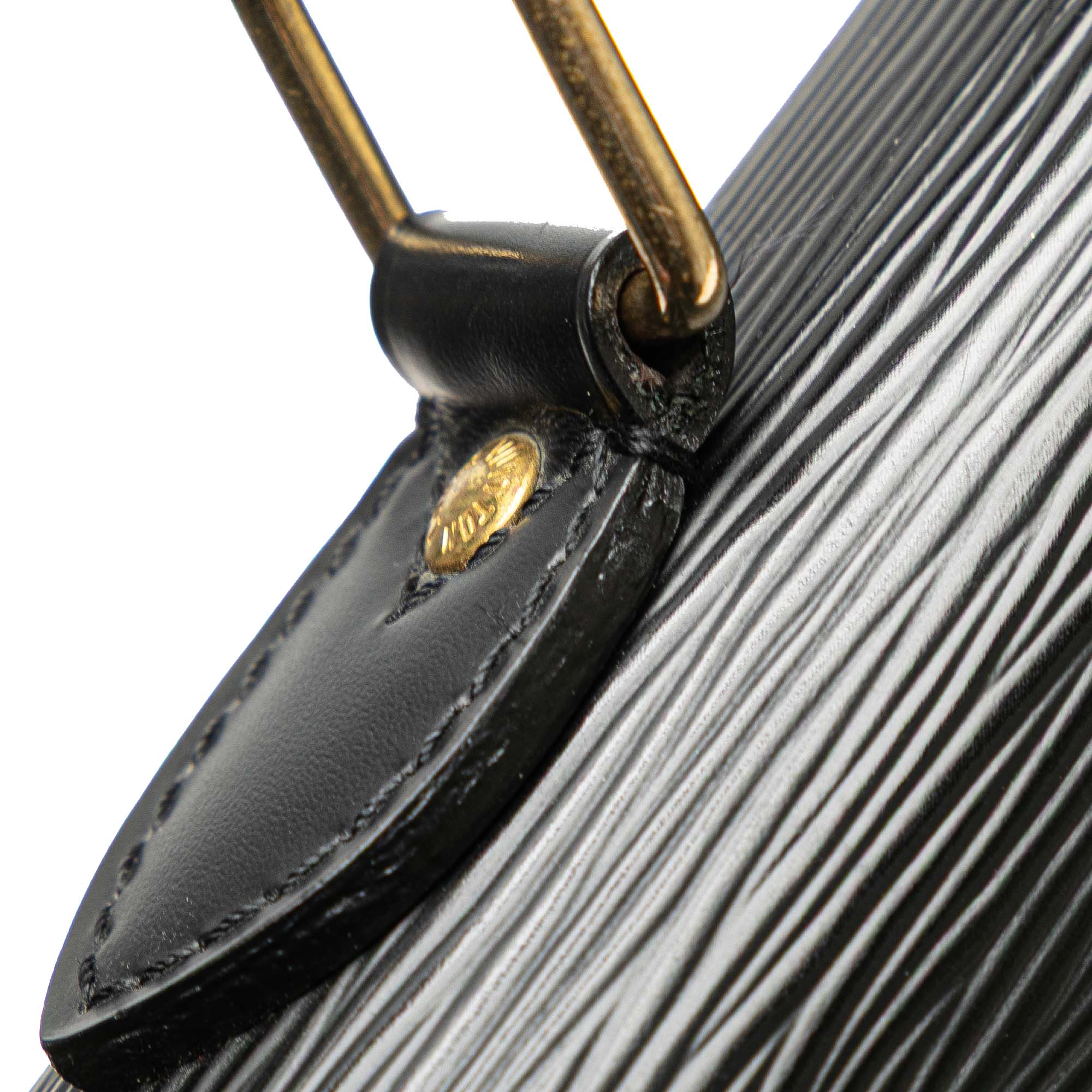 Black Louis Vuitton Epi Serviette Ambassadeur Business Bag