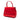 Red Prada Vitello Lux Embleme Top Handle Bag