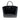 Black Prada Spazzolato Studded Crystal Tote