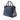 Blue Burberry Medium Leather and House Check Banner Satchel