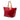Red Louis Vuitton Monogram Vernis Bellevue GM Tote Bag