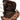 Brown Gucci GG Canvas Double Zip Accessory Pouch Vanity Bag