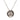 Silver Louis Vuitton Brass Monogram Charms Pendant Necklace
