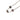 Silver Louis Vuitton Brass Crystal Gamble Station Necklace
