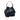Blue Prada Soft Calf Tassel Convertible Drawstring Bucket Bag Satchel