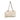 White Gucci Leather Soho Chain Zip Shoulder Bag