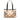 Beige Burberry Small Supernova Check Coated Canvas Nickie Tote