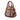 Brown Burberry Small Leather Trimmed House Check Canvas Bridle Orchard Satchel - Designer Revival