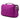 Purple Fendi Zucca Embossed Technical Fabric Chain Midi Baguette Shoulder Bag