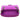 Purple Fendi Zucca Embossed Technical Fabric Chain Midi Baguette Shoulder Bag