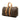 Brown Louis Vuitton Monogram Keepall 45 Travel Bag