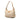 Beige Fendi Zucchino Canvas Shoulder Bag