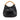Black Gucci Studded Calfskin Bamboo Hobo