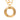 Gold Chanel CC Gold Plated Hammered Round Pendant Necklace