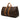 Brown Louis Vuitton Monogram Keepall 60 Travel Bag