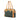 Blue Fendi Studded Denim Shoulder Bag