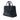 Black Prada Saffiano Soft Triple Pocket Tote Satchel