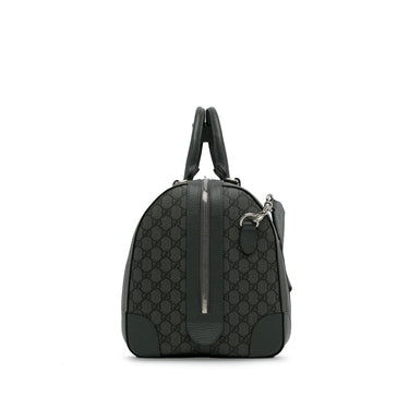 Gray Gucci Small GG Supreme Savoy Duffle Bag - Designer Revival