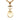 Gold Chanel CC Gold Plated Teardrop Pendant Necklace