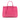 Pink Prada Medium Saffiano Lux Galleria Double Zip Satchel