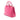 Pink Prada Medium Saffiano Lux Galleria Double Zip Satchel