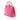 Pink Prada Medium Saffiano Lux Galleria Double Zip Satchel