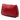 Red Fendi Leather Fendista Pochette Crossbody