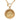 Gold Chanel Gold Plated Medallion Coat of Arms Sunburst Pendant Necklace