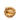 Gold Chanel CC Gold Plated Wheat Medallion Clip On Earrings