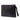 Black Fendi Zucca Shadow Calfskin Diagonal Front Zip Clutch