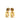 Gold Chanel Gold Plated Rhinestone and Faux Pearl Drop Clip on Earrings - Designer Revival